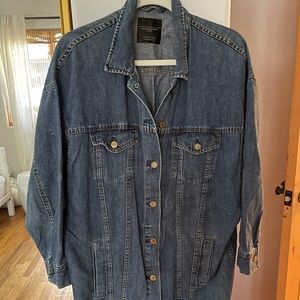 ZARA Trafaluc Collection Denim Oversized Jacket